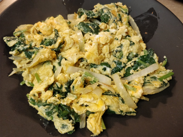 Scrambled Eggs And Collards