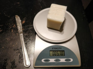 Measuring Zote Laundry Soap