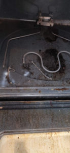 Broken oven heating element