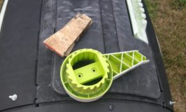 Broken Compost Tumbler Handle