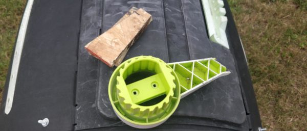 Broken Compost Tumbler Handle